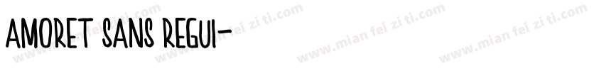 amoret sans regui字体转换